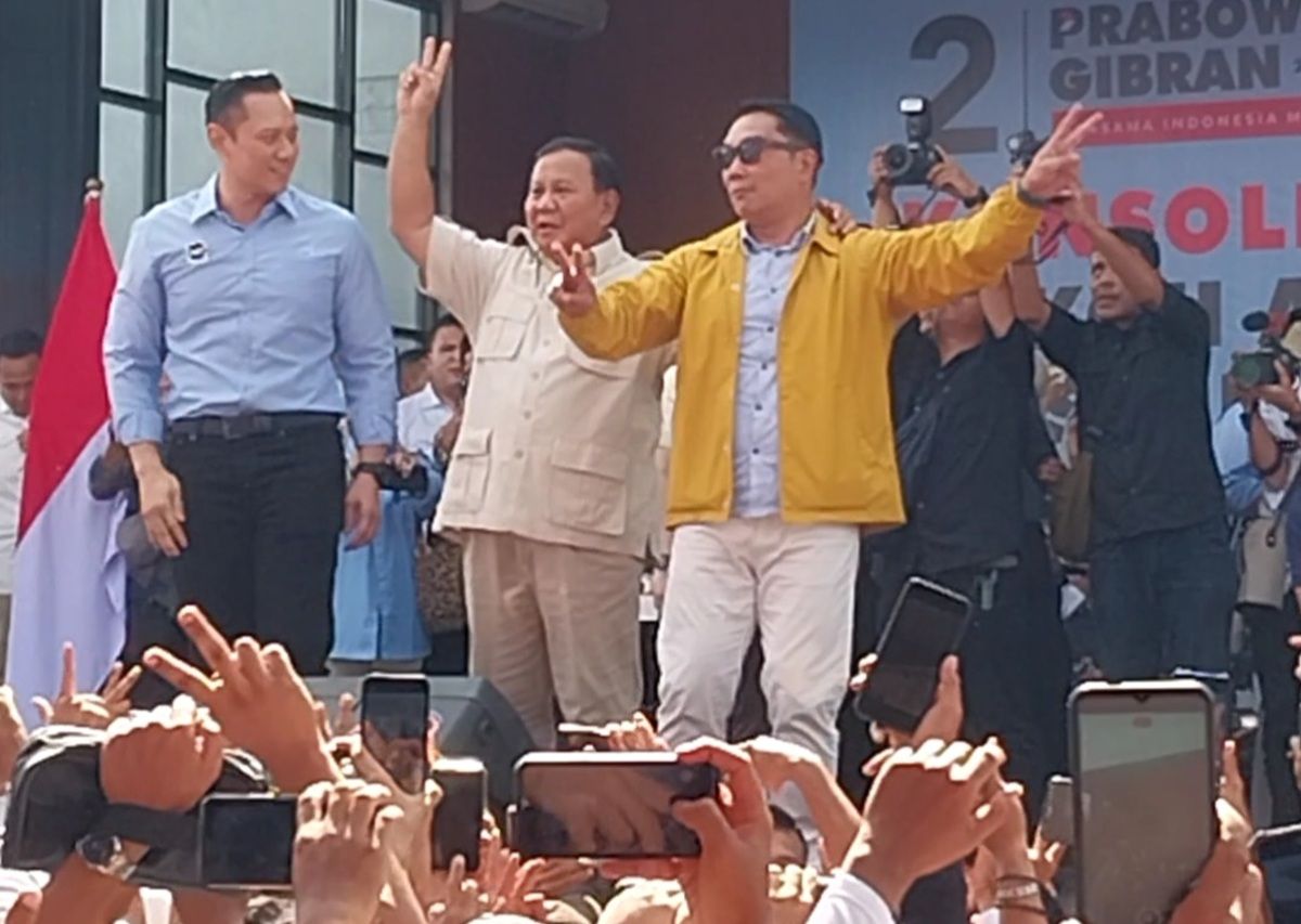 Saat Prabowo Joget di Tasikmalaya, Ridwan Kamil: Gelarnya Presiden RI dan Bapak Gemoy