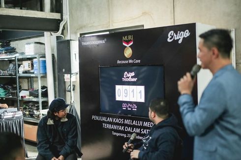 Cerita 2 Sahabat Cetak Rekor MURI, Penjualan Kaus Via Online Terbanyak