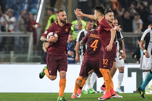Hasil Liga Italia, Juventus Tumbang di Markas AS Roma