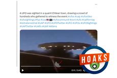 CEK FAKTA: Video Penampakan UFO di Chile adalah Wahana Permainan