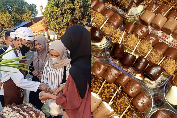 Penjual olahan marshmallow di Yogyakarta, Yossy Redha Aldise. 