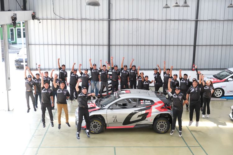 GR Yaris Rally2, mobil reli terbaru yang menjadi andalan dalam menghadapi persaingan sengit di Kejuaraan Nasional (Kejurnas) Rally dan Sprint Rally 2025.
