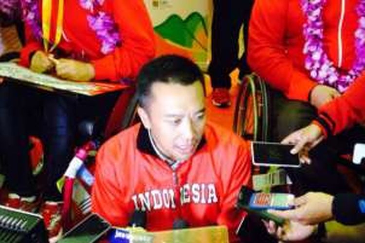 Menpora menyambut atket Paralimpik Indonesia