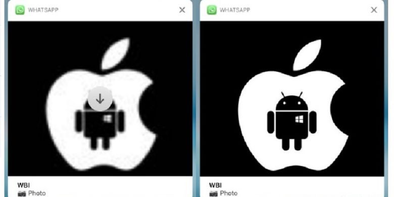 Salah satu fitur baru WhatsApp khusus untuk pengguna iPhone adalah adanya preview notifikasi pesan gambar. 