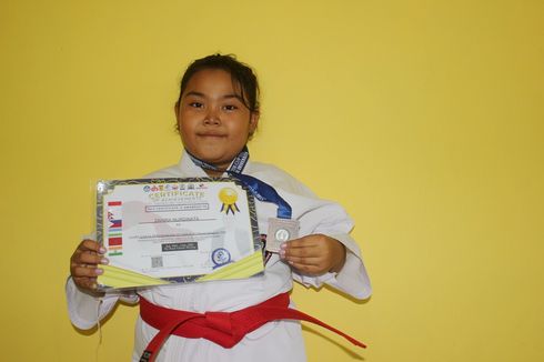 Kisah Zahira Nurdinata, Karateka Cilik Cianjur, Singkirkan Ratusan Kontestan hingga Raih Juara 3 Festival Karate ASEAN