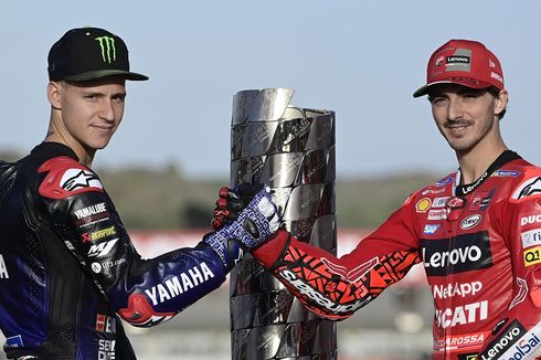 MotoGP Valencia: Luca Marini Yakin Quartararo Tak Mungkin Menang dan Bagnaia Pasti Juara Dunia