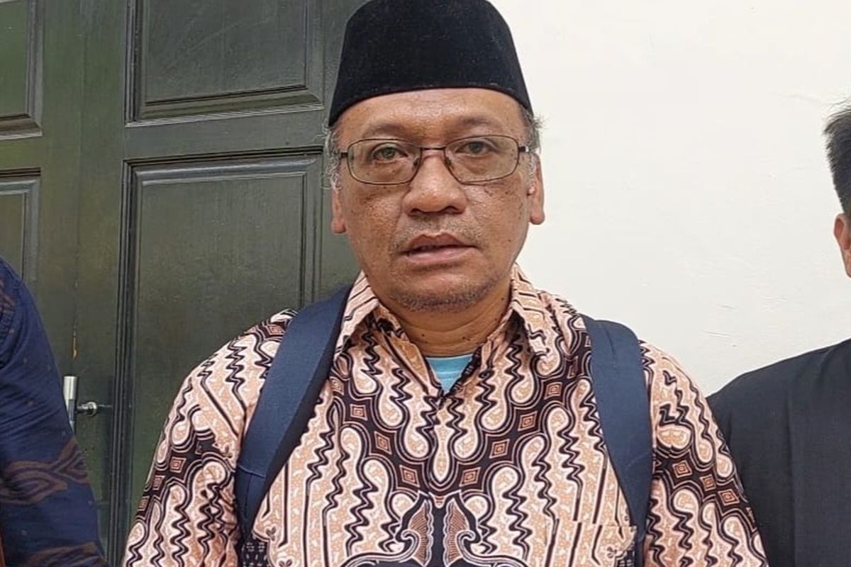 Wakil Ketua Lembaga Pengawasan, Pengawalan, dan Penegakan Hukum Indonesia (LP3HI) Kurniawan saat ditemui wartawan di Pengadilan Negeri Jakarta Selatan, Rabu (20/3/2024).