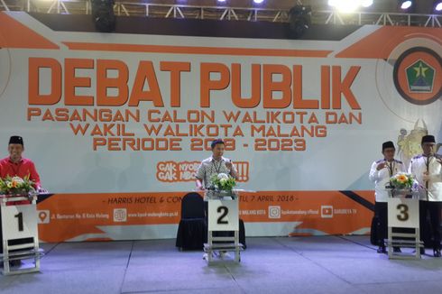 Dua Calon Jadi Tersangka KPK, Debat Pilkada Kota Malang Tak Singgung Isu Korupsi