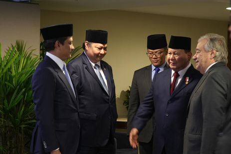 Menko Airlangga Dampingi Prabowo Bertemu Sekjen PBB Bahas Dinamika Global Terkini