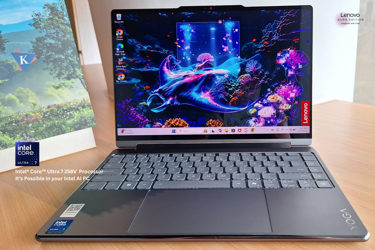 Lenovo Yoga 9i 2-in-1 Aura Edition, Laptop AI Serbabisa untuk Hiburan dan Produktivitas Tanpa Batas