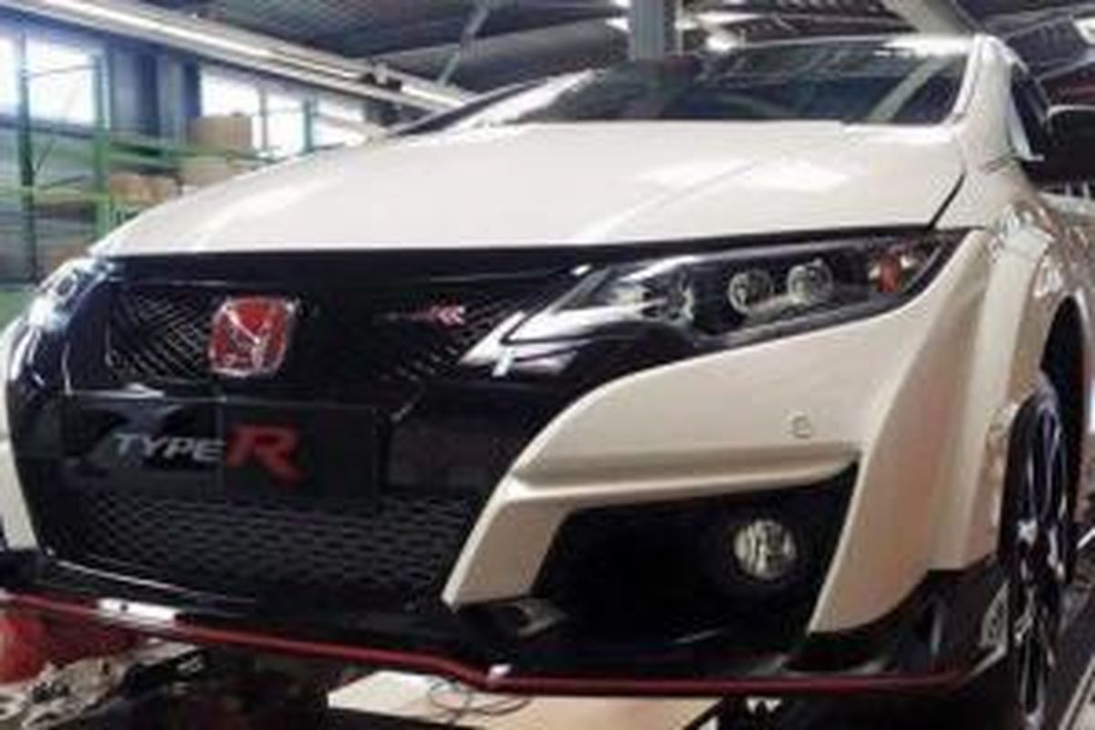 Wajah depan Honda Civic Type R