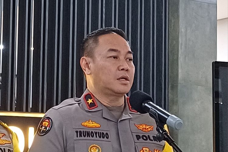 Kepala Biro Penerangan Masyarakat Divisi Humas Polri Brigjen Trunoyudo Wisnu Andiko di Mabes Polri, Jakarta, Jumat (8/3/2024).