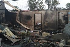 Asyik Belanja Lebaran, Rumah dan Kontrakan Hangus Terbakar   