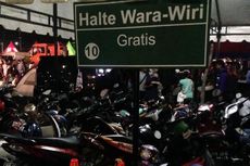 Kendaraan Pengunjung Membeludak, Halte Bus Gratis di Ancol Jadi Tempat Parkir Sepeda Motor