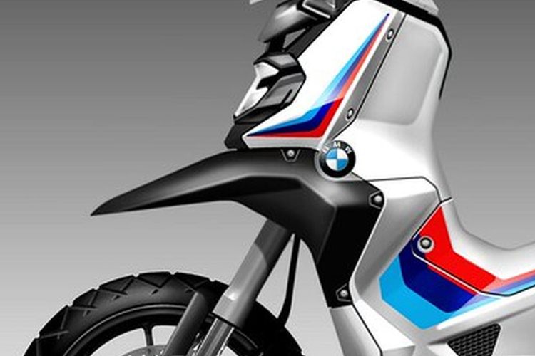 Desain konsep skutik petualang BMW C 400 GS