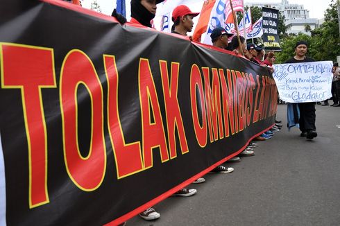 Cekcok Saat Demo Omnibus Law RUU Cipta Kerja, 10 Buruh Ditangkap Polisi