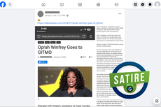 Beredar Konten Satire soal Oprah Winfrey Jadi Narapidana di Guantanamo