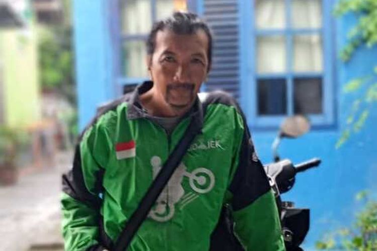 Eko Wahyudiyanto (50) seorang driver Ojek Online di Yogyakarta (Foto dokumentasi Eko Wahyudiyanto).