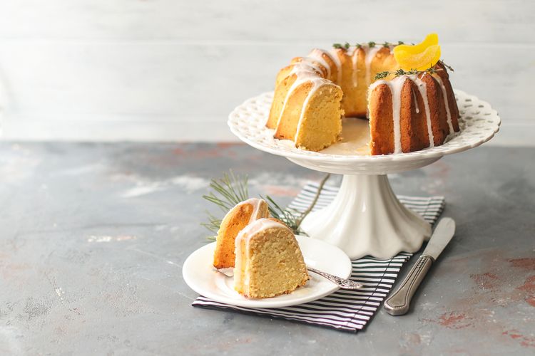 Ilustrasi Whipping Cream Cake, bundt cake