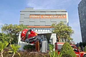 Kebakaran di Binus Kemanggisan Jakbar, Asap Tebal Kepung Area Kampus