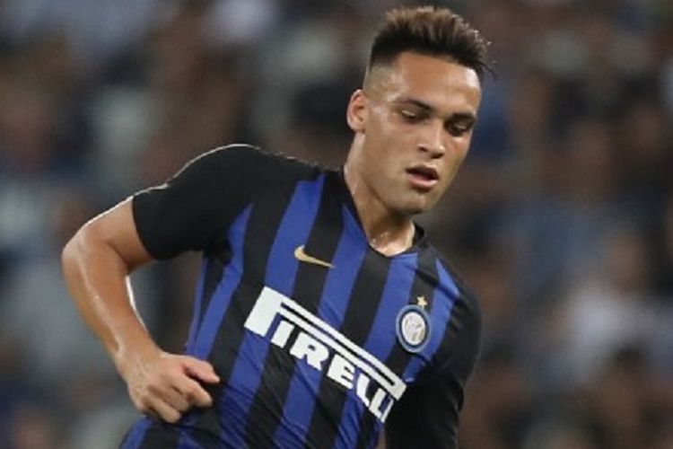 Lautaro Martinez tampil apik pada laga persahabatan bersama Inter Milan, termasuk saat bermain menghadap Olimpiade 2018. 4 Juli 2018. 