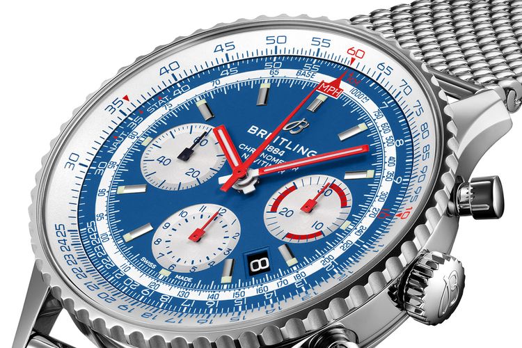 Breitling Navitimer B01 Chronograph 43 American Airlines Limited Edition ini hanya akan dirilis sebanyak 100 buah saja.