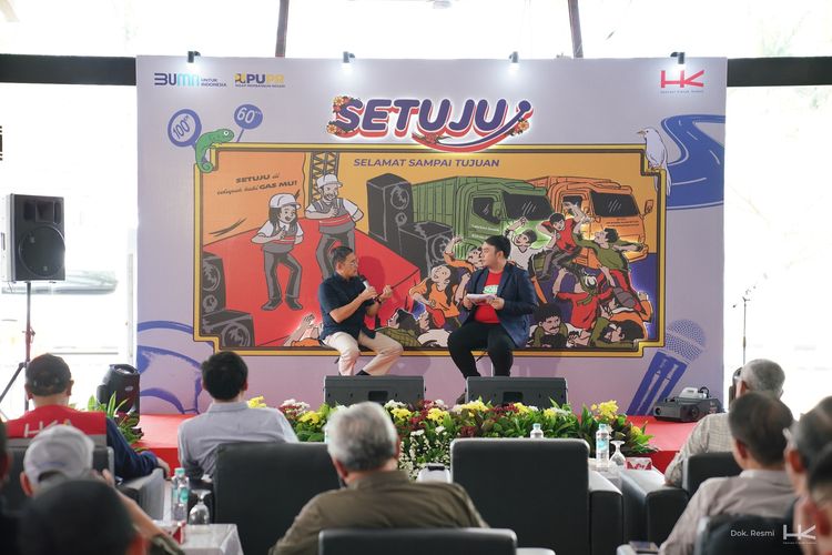 PT Hutama Karya  (Persero) (Hutama Karya) menggelar talkshow edukatif dan hiburan rakyat untuk memeriahkan puncak Peringatan Hari Pelanggan Nasional 2024, Jum?at (6/9/2024).
