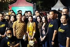 Temani Ganjar Meninjau Stan UMKM, Gibran Sempat Bertemu Relawannya yang Mendukung Prabowo 