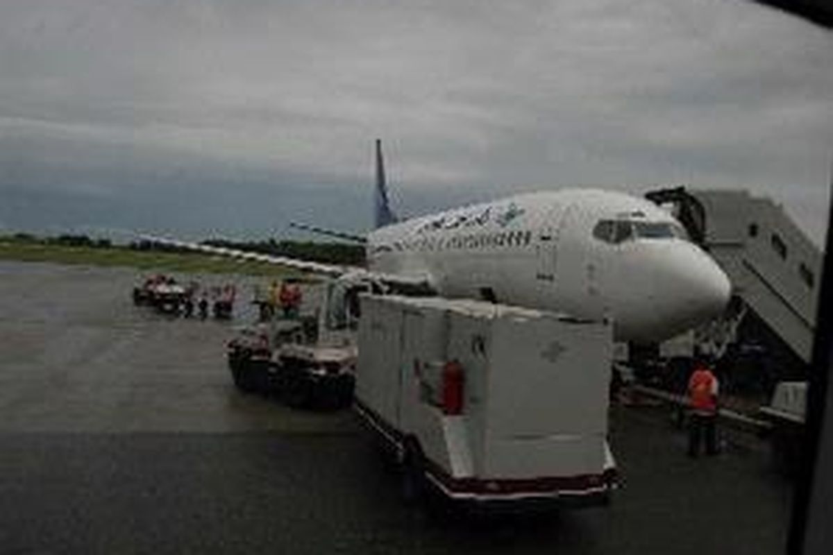 Salah satu pesawat milik Garuda Indonesia