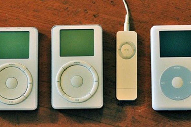 Ilustrasi iPod generasi pertama
