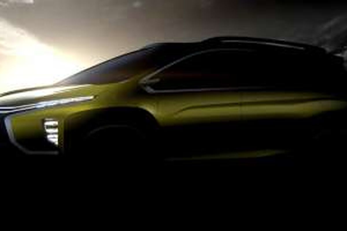 Teaser konsep MPV Mitsubishi terbaru yang akan debut di GIIAS 2016.