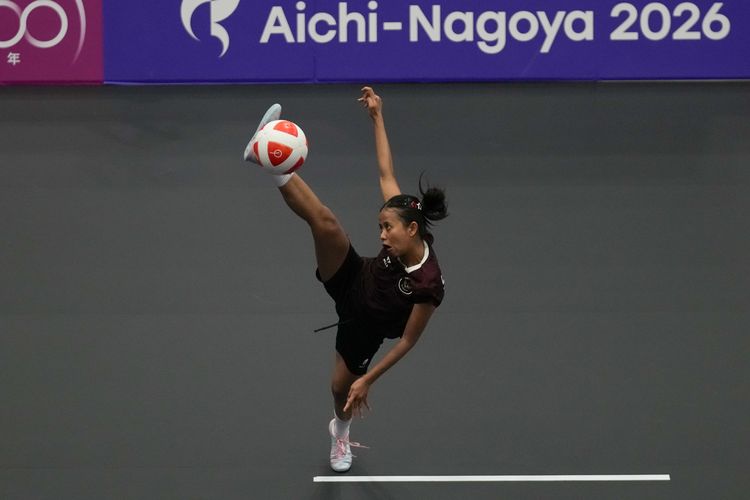 Hasil Asian Games 2026: Berjuang Tiga Set Lawan Myanmar, Sumaya Sabet Perak Teqball