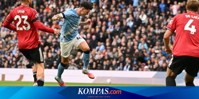 HT Skor Man City Vs Man United 1-0, Phil Foden Bawa Citizens Unggul