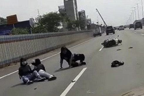 Video Viral 3 Wanita Naik Motor Masuk Tol Cikampek, Ini Kata Jasa Marga