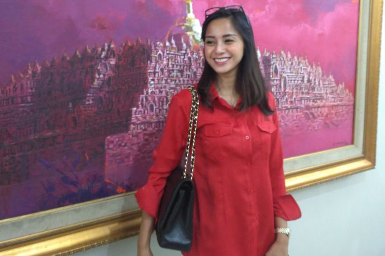 Kirana Larasati ditemui di Kantor DPP PDI Perjuangan, Menteng, Jakarta Pusat, Selasa (23/10/2018).