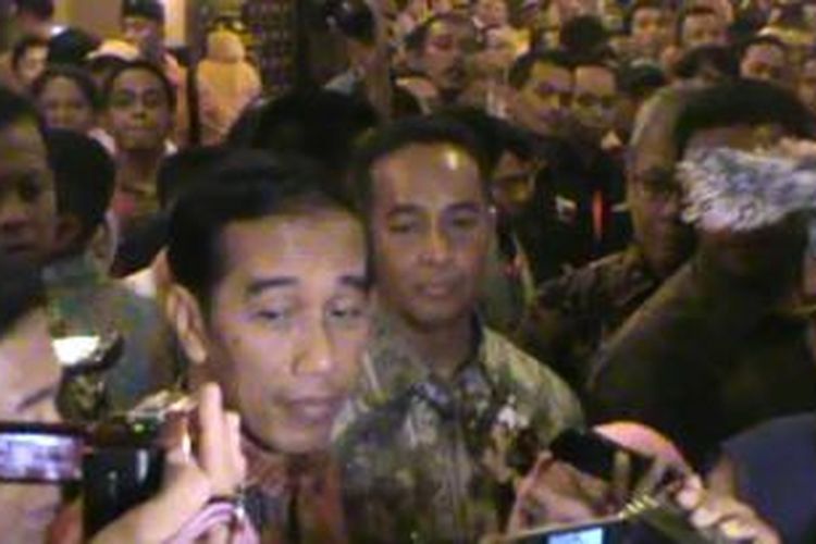 Jokowi saat di Munas Hanura, Solo, Jumat (13/2/2015). 