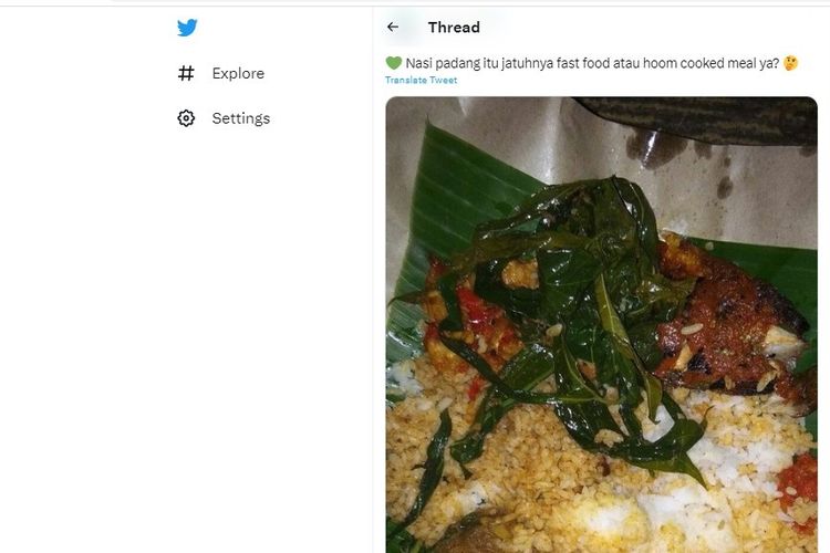 Nasi padang termasuk fast fodd atau makanan rumahan?