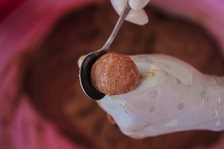 kendala mencetak bakso manual