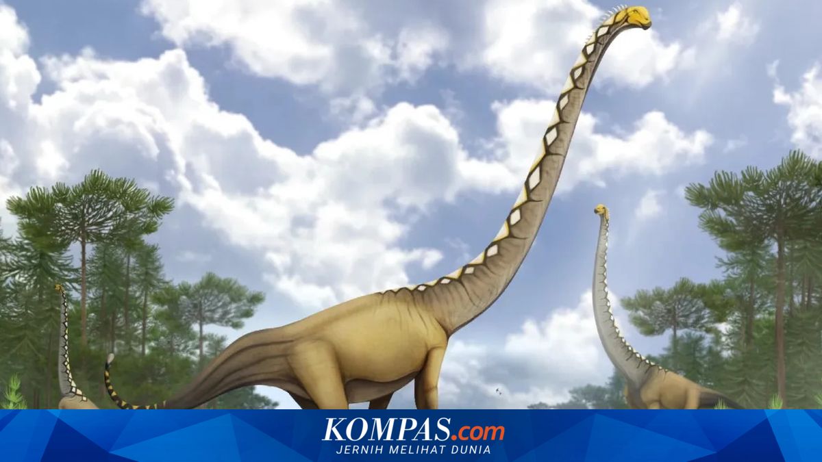Dinosaurus Spesies Baru Ditemukan di Thailand, Berleher Sangat Panjang