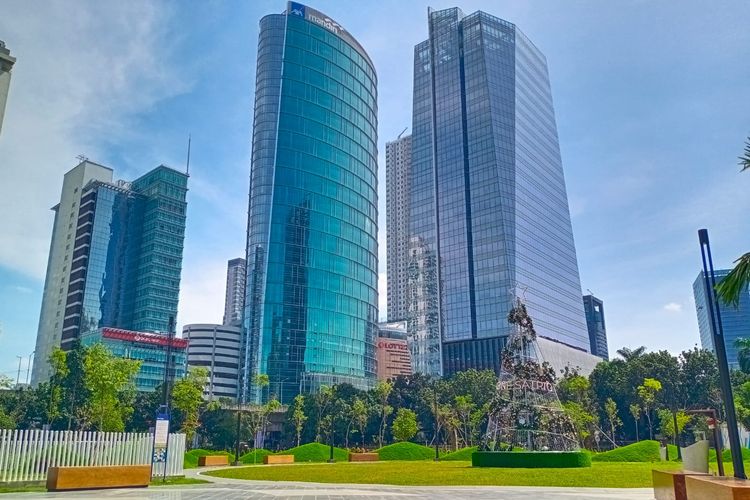 One Satrio, di Kawasan Mega Kuningan, Jakarta Selatan, resmi dibuka, Senin (12/12/2022).