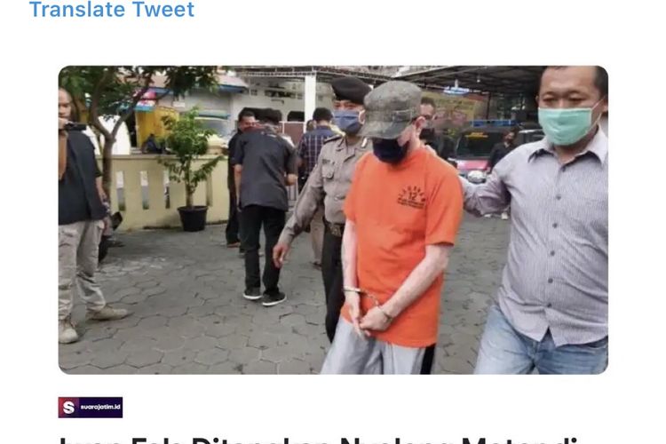 Cuitan Iwan Fals mengenai maling motor yang punya nama serupa dengan dia. (Bidikan layar Twitter Iwan Fals). (KOMPAS.com/Revi C Rantung )