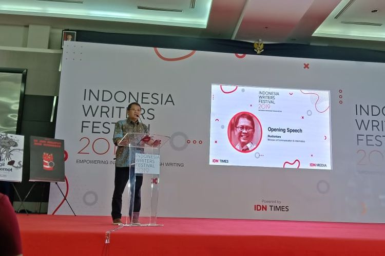 UMN menggelar Indonesia Writers Festival (IWF) 2019 di Function Hall Universitas Multimedia Nusantara (UMN) pada Jumat (6/9/2019).