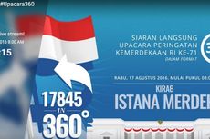 Upacara HUT RI Bisa Ditonton 360 Derajat karena Ide 