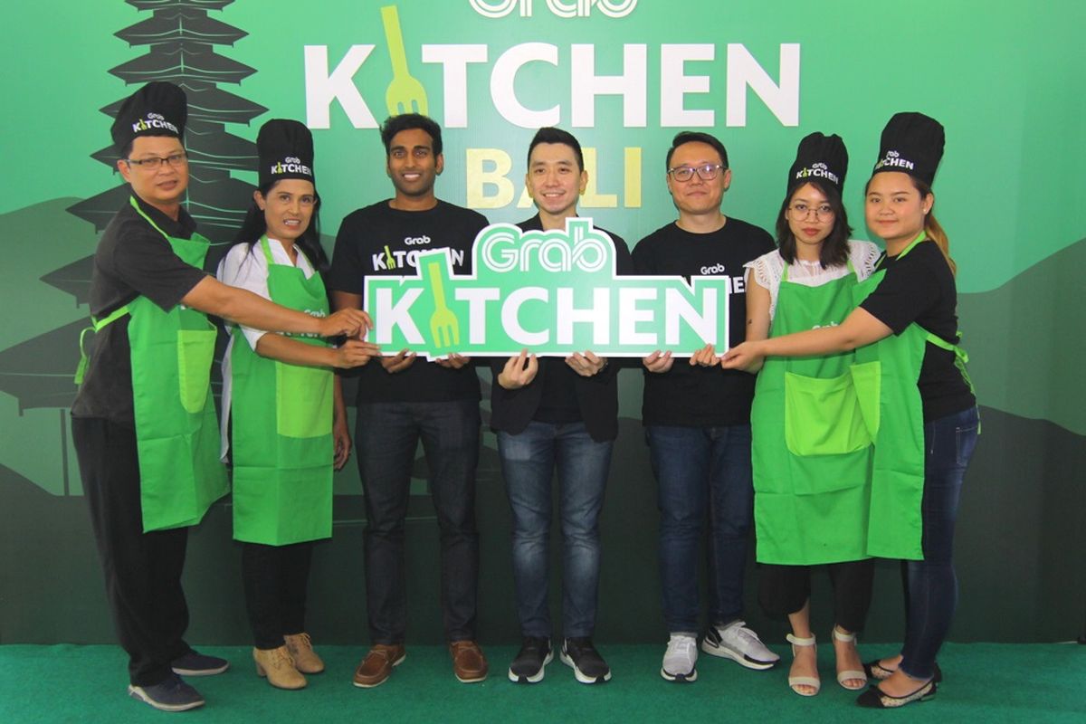 Peluncuran GrabKitchen, dapur satelit milik Grab di Renon, Bali, Kamis (17/10/2019).