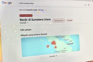 Cara Pantau Banjir Sumatra di Google untuk Cek Kondisi Terkini