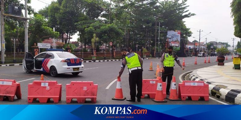 PPKM Level 4 Berlanjut, Ini Titik Penutupan Jalan di Wonogiri - Vimarsana News
