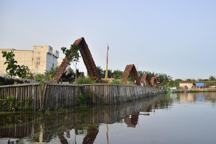 Embung Terpadu di Desa Dayun, Kabupaten Siak.