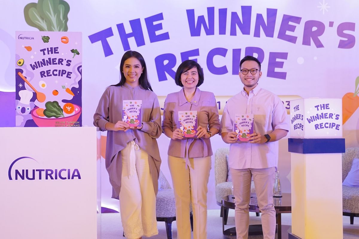 Acara peluncuran buku The Winner's Recipe di Jakarta.