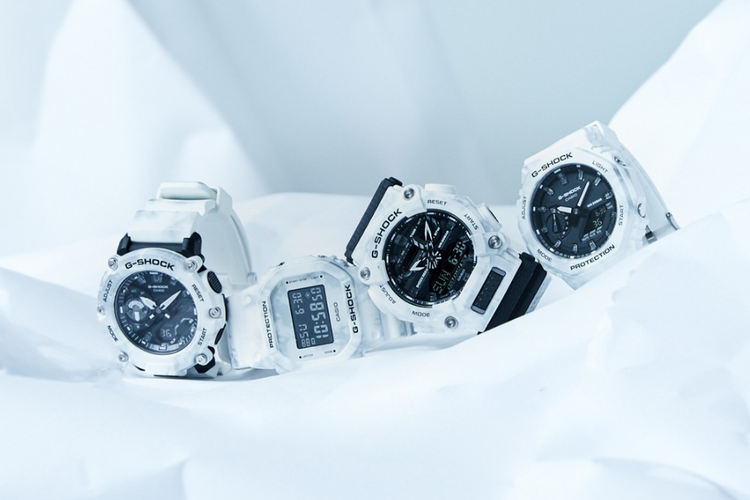 G-Shock Grunge Snow Camouflage merupakan koleksi terbaru yang terinspirasi dari musim dingin bersalju.