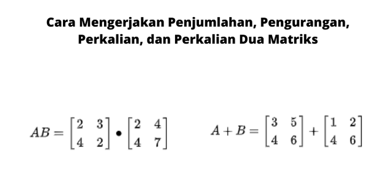 Cara Mengerjakan Penjumlahan, Pengurangan, Perkalian, Dan Perkalian Dua ...